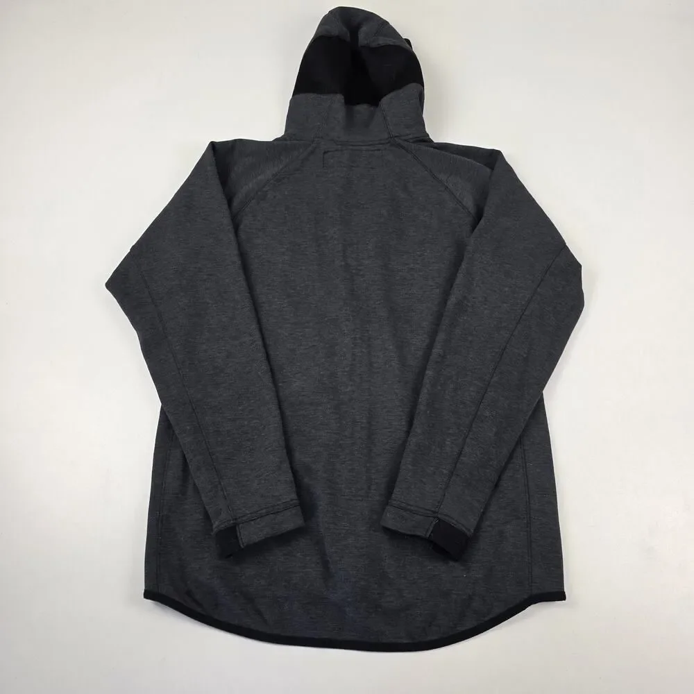 NBA Charlotte Hornets Basketball Full Zip Hoodie Gray W/Pockets Size Medium Tall